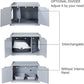 unipaws Cat Litter Box Enclosure Furniture, Cat Washroom, Hidden Litter Box Cover, Cabinet for Large Cat, Dog Proof Cat Litter Boxes, Hideaway Litter Box, Cat House, Grey