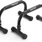 Push Up Bar, Parallettes Bars For L-sit & Dip, Heavy-Duty No Wobbling Parallel Bars Stand For Handstands, Full Planche, Calisthenics, 9.5in High Workout Stands for Home Fitness Training