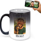 Personalized Coffee Mug, Custom Photo Caricature Gift, Funny Customized Coffee Gift for Men & Women, Custom Mugs with Pictures, Color Changing 15oz Father's Day Mug