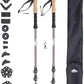 Cascade Mountain Tech Trekking Poles - Carbon Fiber Monopod Walking or Hiking Sticks with with Accessories Mount and Adjustable Quick Locks