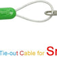 Petest 25ft Reflective Tie-Out Cable for Small Dogs Up to 35 Pounds