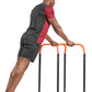 Sunny Health & Fitness Power Tower, Dip Bar, Push-Up & Pull Up Assisting Parallette Station w Optional Rock Climbing Grip Trainer