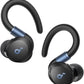 Soundcore Sport X20 by Anker, True-Wireless Workout Earbuds, Rotatable and Extendable Ear Hooks, Noise Cancelling, Deep Bass, IP68 Waterproof, Sweatproof, Dustproof, 48H Play, Sport Earbuds for Gym