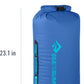 Sea to Summit Big River Dry Bag, Heavy-Duty Dry Storage, 35 Liter, Surf Blue