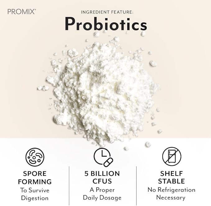 ProMix Nutrition Debloat Prebiotics and Probiotics, Bloating relief for Women, Gut cleanse detox for Men and Immune Support - White Peach - 30 Servings (Pack of 30)