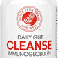 Silver Fern Cleanse - Daily Gut - 1 Bottle - 120 Capsules - 30 Day Supply - Immunoglobulin G, A & M -(IgG, IGA, IgM) - Postbiotic