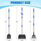 Larger Pooper Scooper Dog Pooper Scooper for Large Medium Small Dogs Heavy Duty Stainless Steel with Long Handle Tray Rake Shovel for Yard