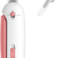 Pett Nail Clipper for Cats - Gentle Round-Hole Trimmer with Dust Storage | Adjustable Size & Hidden Nail File | Pet Grooming Tool for Safe & Loving Care (Pink)