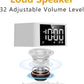 【3 in 1】 Sound Machine Dual Alarm Clock Night Light White Noise Machine 27 Sleeping Sounds for Adults Kids Precise 32 Level Volume Sleep Timer Memory Function Digital Clock with 30 Wake Up Sounds