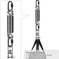 SELEWARE Heavy Bag Spring, Punching Bag Hanging Kit with Swivel & 2 Carabiners, 360 Rotational Hanging Accessory for Boxing Bag