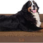Large Dog Bed Orthopedic Washable - Extra Large XXXLarge Dogs, Orthopedic Coffee Jumbo Dog Bed with Waterproof Cover and Removable Egg Foam, Couch Bed Bolster