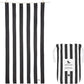 Dock & Bay Beach Towel - Quick Dry, Sand Free - Compact, Lightweight - 100% Recycled - Includes Bag - Cabana - Kamari Charcoal - Large (160x90cm, 63x35)
