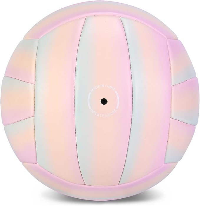 Soft Official Volleyball for Indoor Outdoor Beach, Size 5 Training Volleyball for Beginner Teenager Adult…