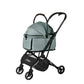 Pet Stroller for Small and medlium Dogs, Dog, Cat, Foldable carts, Carrier, One-Hand Automatic Folding, Puppy Stroller, Detachble Carrier (Nimbus Grey)