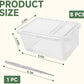 8 PCS Reptile Terrarium Plastic Clear Enclosure Portable Reptile Transport Box for Snakes, Frogs, Lizards, Insects, Scorpions, Geckos, Spiders Perfect Reptile Enclosure.