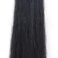 Horse Tail Extensions with Braided Horsehair Loop, Blunt Cut Bottom, 34-36 inches long and 1 lb Weight (Jet Black)