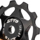 ZTTO Guide Pulley Bike Rear Derailleur Pulley Wheels, Colorful Aluminum Alloy 11T 13T CNC Road Bike Guide Roller Bicycle Derailleur 4mm 5mm 6mm for MTB, Road Bike