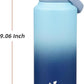 Insulated Water Bottle with Straw Lid,32 oz Stainless Steel Vacuum Metal Bottle with Silicone Handle,Gray Black