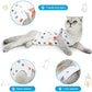 4 Pieces Cat Recovery Suits Body Wraps Breathable Kittens Recovery Clothes for Cats Small Dogs Abdominal Weaning(Banana, Football, Strawberry, Donut,M)