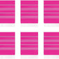 HAVLULAND 6 Packs Oversized Stripe Turkish Beach Towel 72"x40" Thin Quick Dry Sand Free Pool Bath Swim Towels Extra Large XL Clearance Blanket Adult Travel Vacation Essentials (Fuchsia)