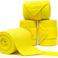 Horse Polo Leg Wraps Soft Fleece Wraps Equestrian Leg Bandage 4-Pack (Cob(8.2ft), Yellow)