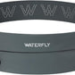 WATERFLY Running Belt Fanny Pack: Slim Waist Bag for Men Women, Workout Fitness Phone Holder for Exercise Marathon Jogging-Grey
