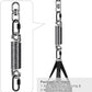 SELEWARE Heavy Bag Spring, Punching Bag Hanging Kit with Swivel & 2 Carabiners, 360 Rotational Hanging Accessory for Boxing Bag