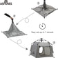 Outdoor Waterproof Pet Automatic Camping Tent, Pop up Cave Bed for Indoor Cats and Small Dogs, Portable Cat House Dog House, Grey.