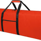 52 Inch Large Duffle Bag for Travel Camping Sport Equipment Storage Bag with 2-way Lockable Zippers Orange