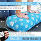 GAYO Yoga Bolster for Restorative Yoga - 100% Cotton, Includes Washable Cover and Carry Bag