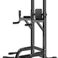 Power Tower Adjustable Height Pull Up & Dip Station Multi-Function Home Strength Training Fitness Workout Station for Home Gym