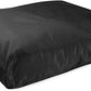 K9 Ballistics Tough Rectangle Pillow Medium Dog Bed - Removable Cover, Washable, Durable & Water Resistant Dog Bed Made for Small Dogs 24"x18" Obsidian Black