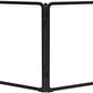 FXW Homeplus Unleashed Indoor Dog Playpen - Stress-Free and Safe Play, Heavy Duty 24 Inch 2 Acrylic Panels Dog Pen for Puppy and Small Dogs, Black│Patented