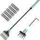 UPETTOOLS Aquarium Algae Scraper Cleaner with 5 Stainless Steel Blades – Fish Tank Glass Cleaning Brush for Easy Tank Maintenance,20-40 Gallon