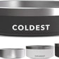 Coldest Dog Bowl - Anti Rust Metal, Non Slip, 3 Layers Insulated Stainless Steel Dog Bowls - Spill Proof & Heavy Duty - Water Bowl for Dogs, Cats & Pets, Dish Washer Safe (21 oz, Stealth Black)