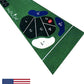 2' x 9' Interactive Golf Putting Mat with Non-Skid Rubber Back