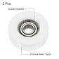 uxcell Nylon Pulley U Groove Ball Bearing Roller Guide Wheel 6x27x9mm Double Metal Shielded (GCr15) Chrome Steel Bearings 2pcs