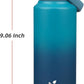 Insulated Water Bottle with Straw Lid,32 oz Stainless Steel Vacuum Metal Bottle with Silicone Handle,Vast