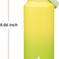 Insulated Water Bottle with Straw Lid,32 oz Stainless Steel Vacuum Metal Bottle with Silicone Handle,Lime
