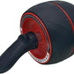 Ab Roller Wheel with Built-in Spring Resistance, Ergonomic Core Workout Equipment for Home Gym, Dual-Wheel Design & Non-Slip Grips - 300lb Capacity
