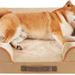 Friends Forever Orthopedic Dog Bed for Medium Dogs, Waterproof Memory Foam Dog Sofa Bed M with Removable Washable Cover, Ally Khaki, 28x23x6.5