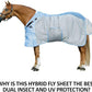 Schneiders Adjusta-Fit Mosquito Mesh Hybrid II Horse Fly Sheets | Ultimate Insect & UV Protection for Equine Comfort