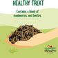 Manna Pro Farmhouse Favorites Beetle Bliss Poultry Treat – Blend of Mealworms and Beetles – All Natural Treat for Chickens, Ducks, Geese, Turkeys, & Guinea Fowl – 45% Protein – 25oz