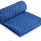IBL-Yoga Towel, Hot Yoga Mat Towel - Sweat Absorbing Non-Slip for Hot Yoga, Pilates and Workout, 24x72 inches with Grip