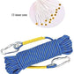 X XBEN Outdoor Climbing Rope 10M(32ft) 20M(64ft) 30M(96ft) 50M(160ft) 70M(230ft) 152M(500FT) 352M(1000FT) Static Rock Climbing Rope for Escape Rope Ice Climbing Equipment Fire Rescue Parachute