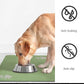 Pet Feeding Mat-Absorbent Dog Mat for Food and Water Bowl-No Stains Quick Dry Water Dispenser Mat-Dog Accessories Pet Supplies-Bowl for Messy Drinkers（Green,23"x34"
