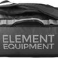 Element Equipment Trailhead Duffel Bag Shoulder Straps Waterproof Black/Grey Medium