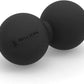 5BILLION Peanut Massage Ball - Double Lacrosse Massage Ball & Mobility Ball for Physical Therapy - Deep Tissue Massage Tool for Myofascial Release, Muscle Relaxer, Acupoint Massage (Black)