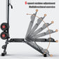 12-in-1 Multi-Functional Home Gym Workout Bench–High/Low Pulley System, Sit-Up Bench, LAT Pull-Down,Leg Developer,Adjustable Strength Training Equipment for Full-Body Fitness