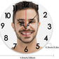 Generic Custom Clocks for Walls Personalized Clocks with Photo Text Logo Silent Non Ticking Round Decoration for Kitchen Wedding Friend Family Lover, 12x12Inch